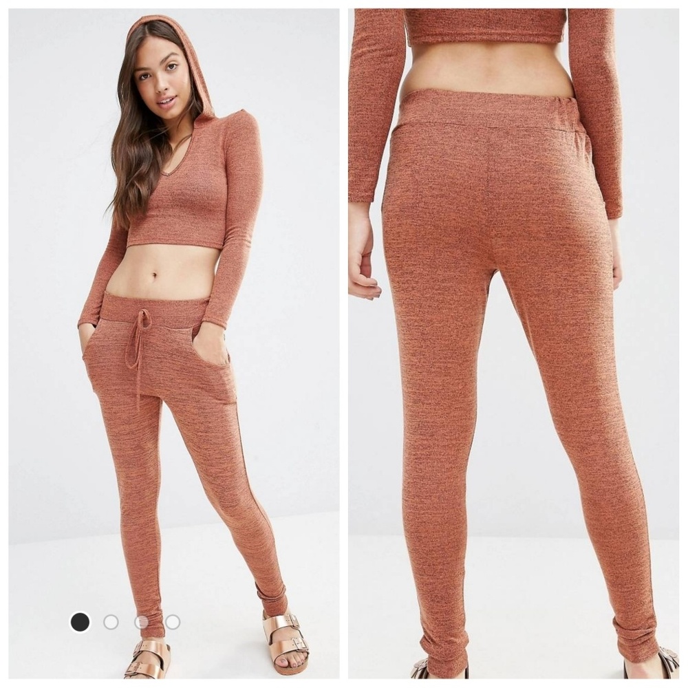 Womens crop top Boohoo set